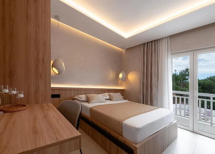 아파트 Deluxe Paula With Private Pool And Sauna Cibaca